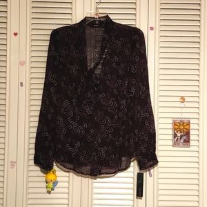 Apt. 9 🌌 Purple Button up Blouse